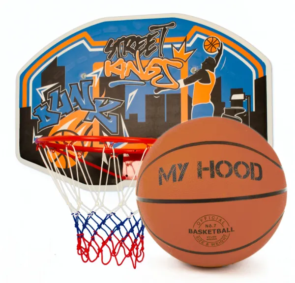 My Hood - Basketballkurv på plate - Inkludert ball