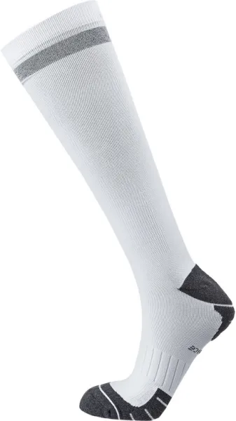 Endurance Torent Reflective Long - Løpesokker m. kompresjon - Hvit - Str. 35/38