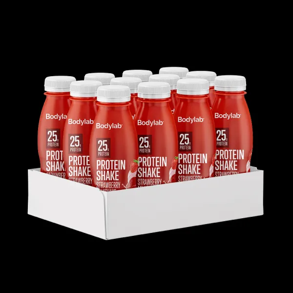 Protein Shake (12 x 330 ml) - Jordbær Milkshake